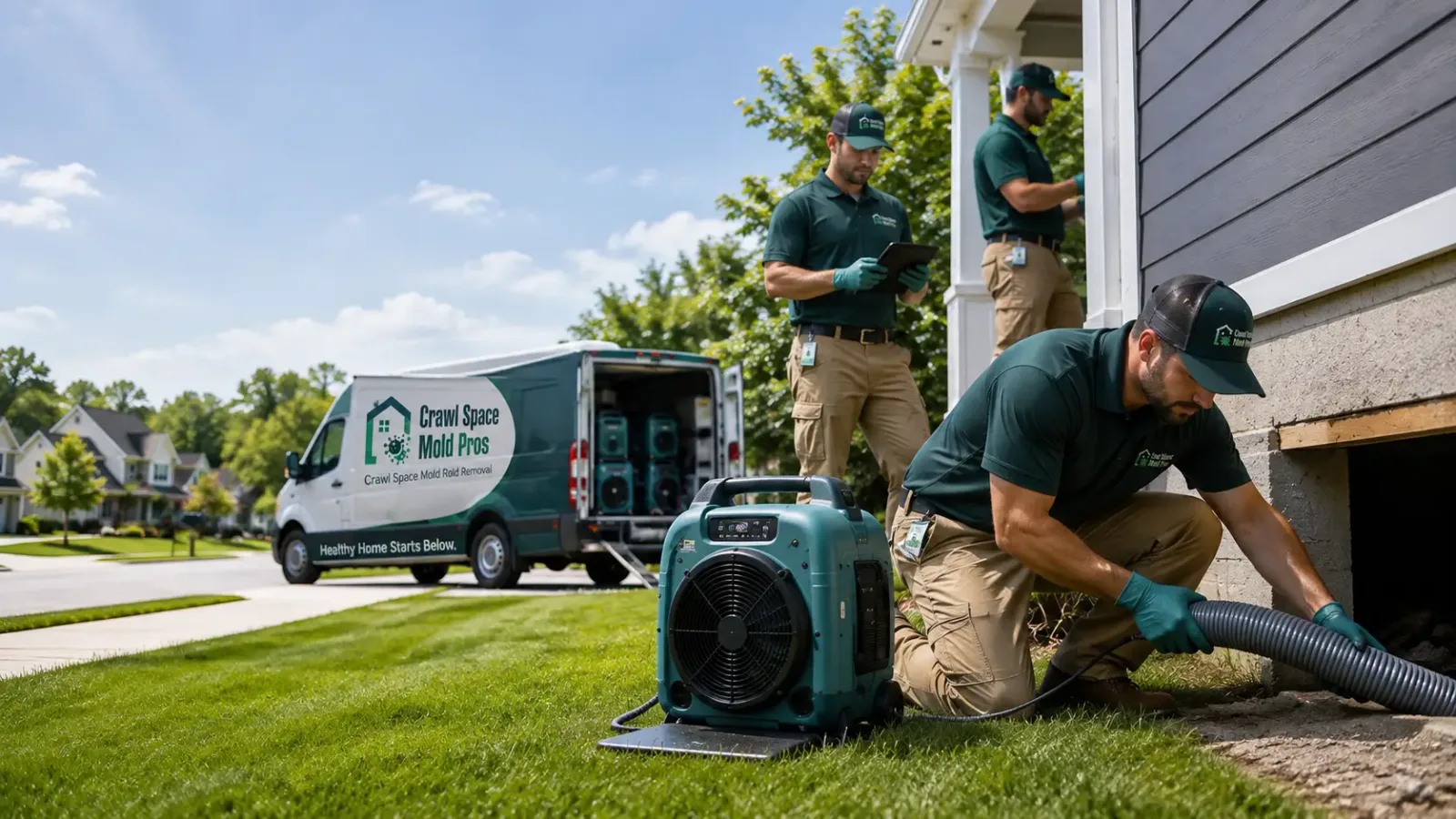 Crawl Space Mold Removal in Vincent, IA